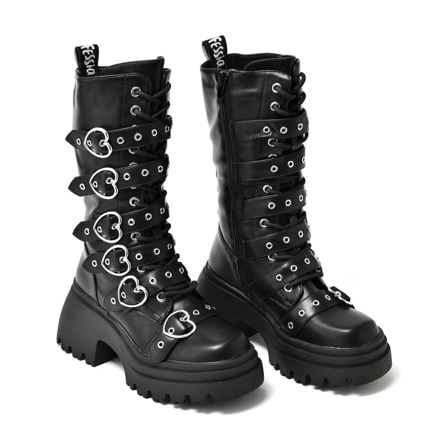 HEARTBREAKER BOTA MUJER NEGRA