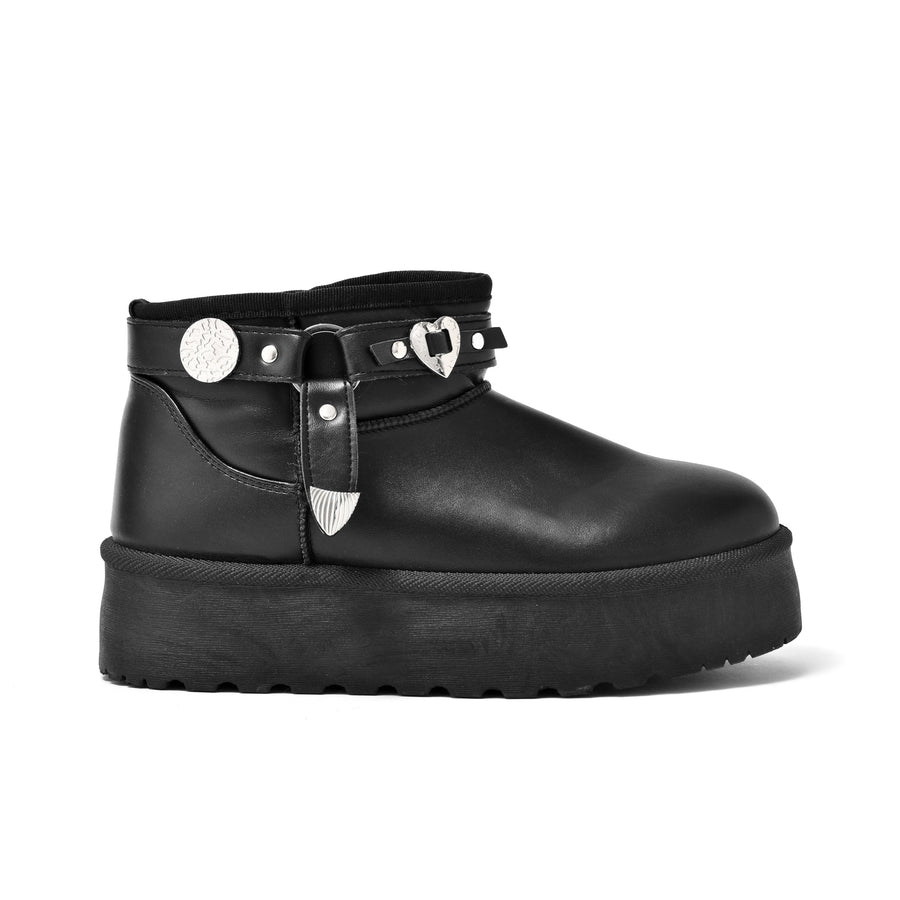 TEDDY PANTUFLA PLATAFORMA🖤✨