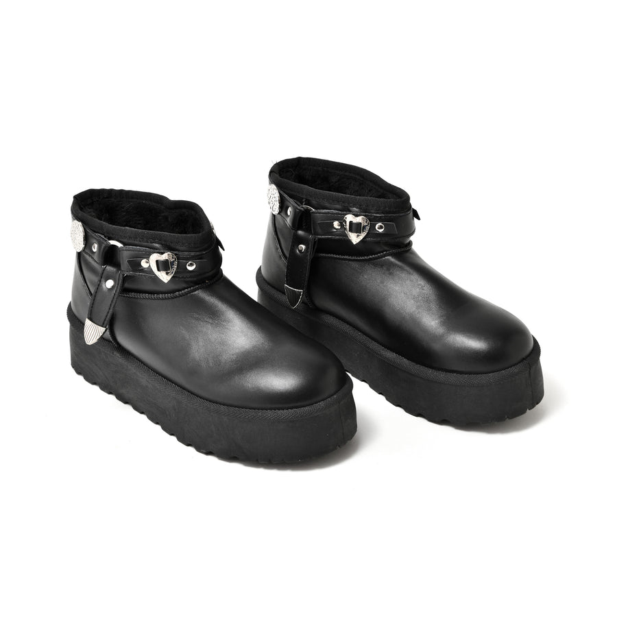 TEDDY PANTUFLA PLATAFORMA🖤✨