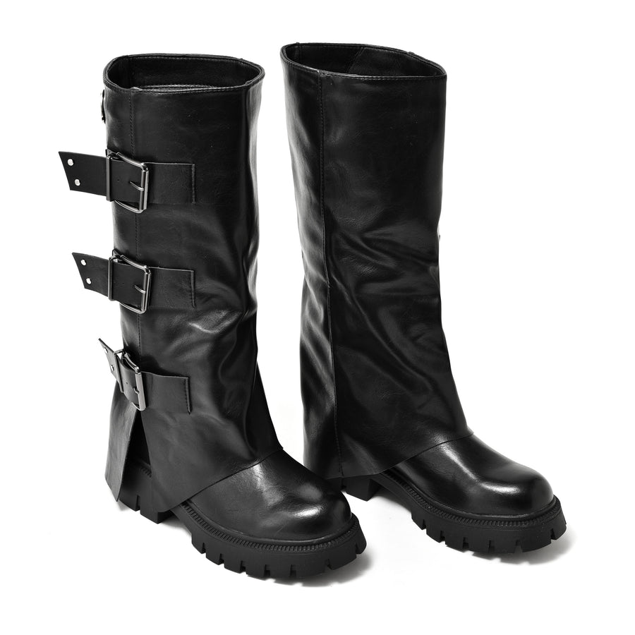 BUCKLE BOTA NEGRA MUJER