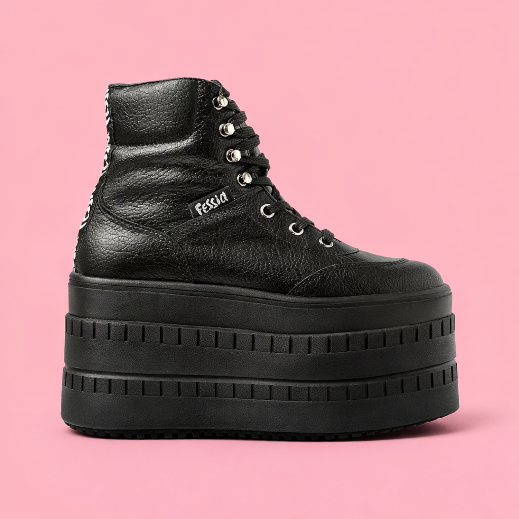 FUNKY MONSTER BOOT BLACK – Fessia