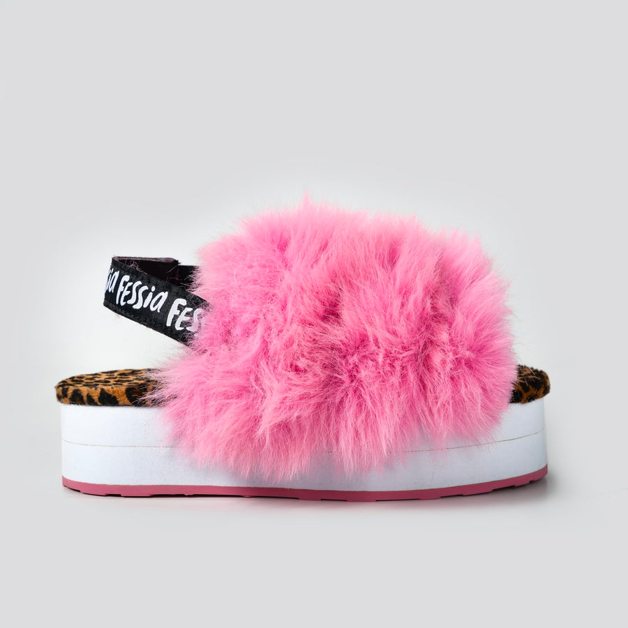 Sweet Home Furry Pink/White